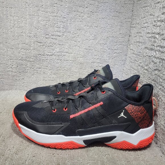 Jordan One Take II Men's Size US 16 Black Red White Low Top Basketball Sneakers. - Picture 1 of 10